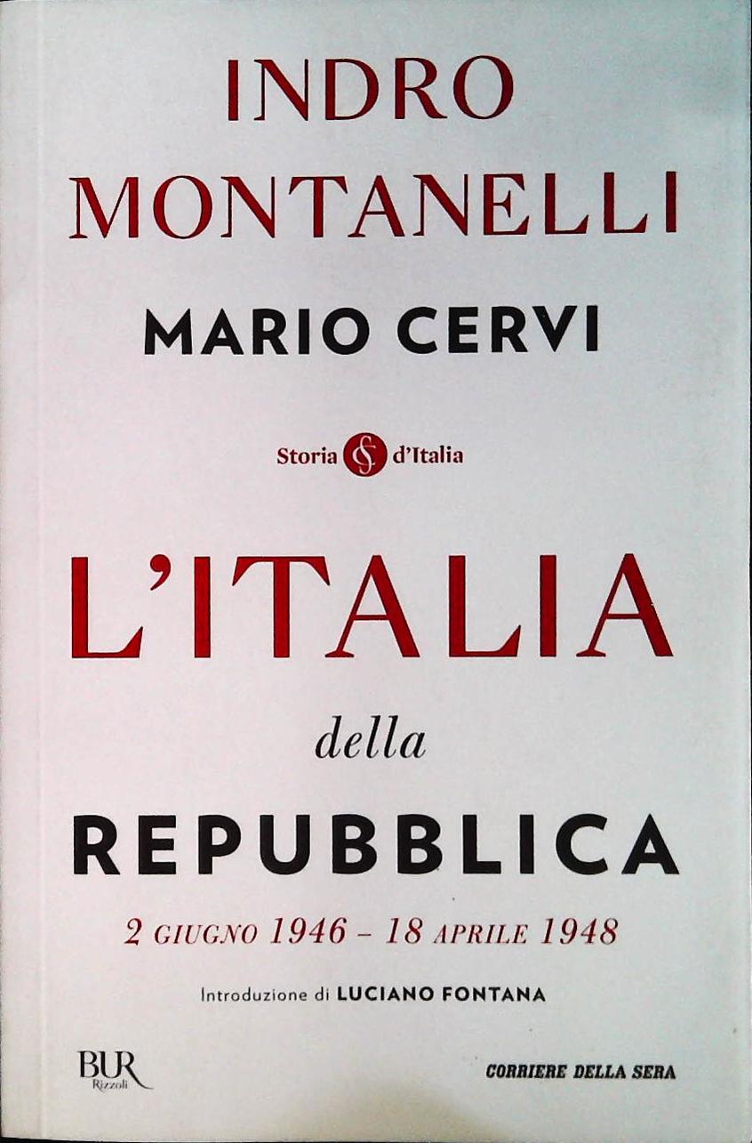 L'ITALIA DELLA REPUBBLICA - INDRO MONTANELLI - CDS 2018 - OUTLET DEL LIBRO