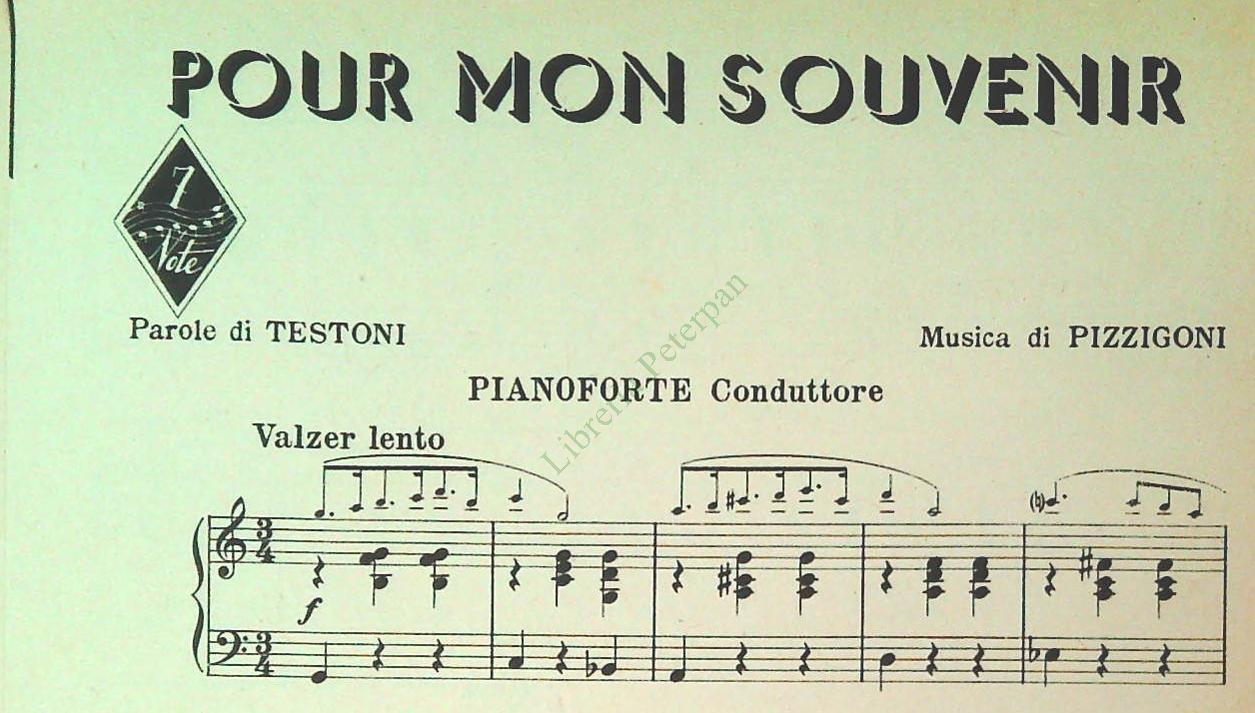 TRE VALZER LENTI - SPARTITO-SHEET MUSIC
