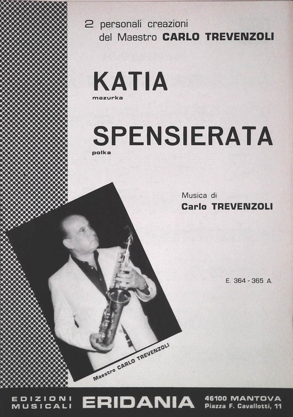 KATIA. mazurka - SPENSIERATA.polka -SPARTITO-SHEET MUSIC