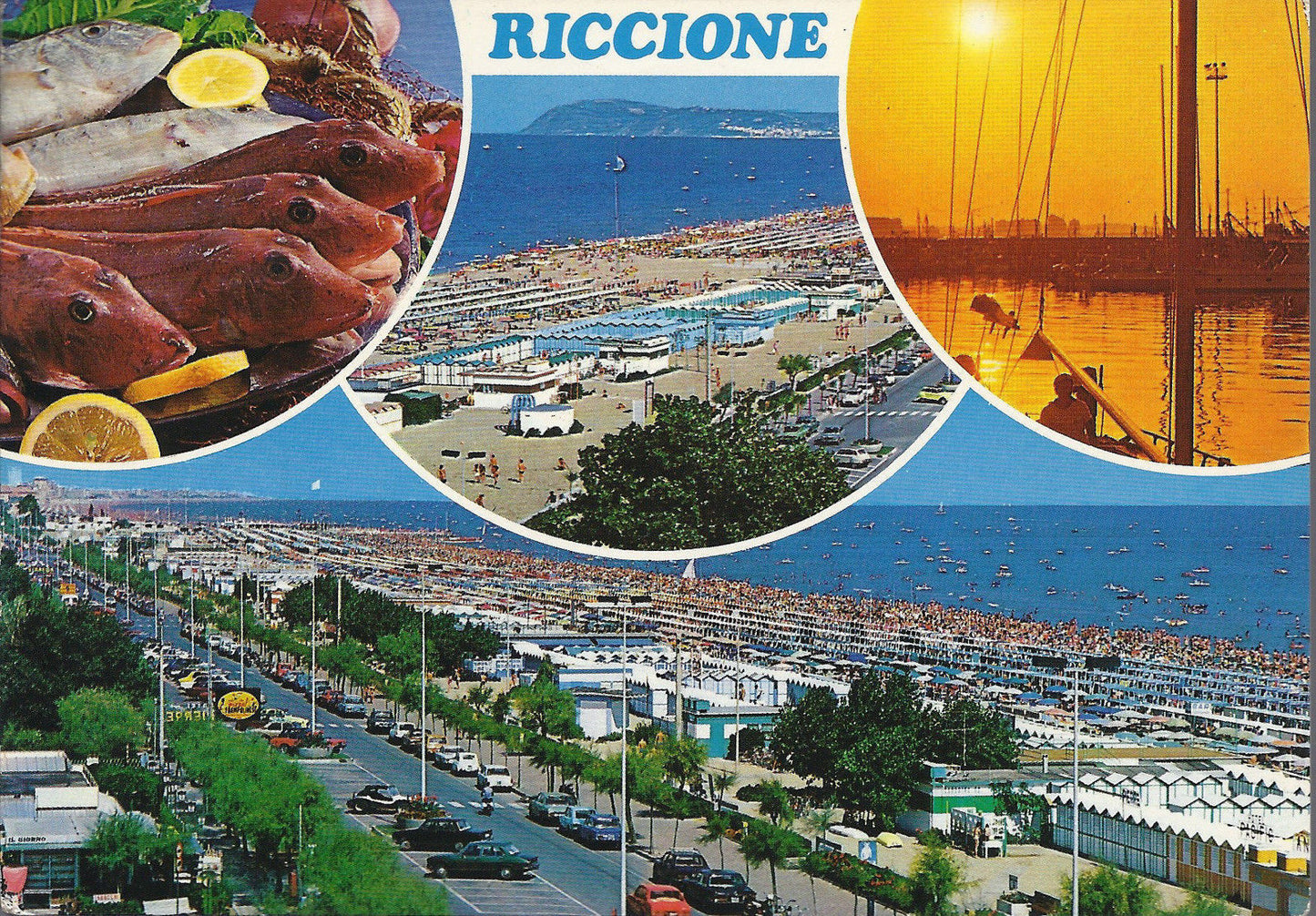 RICCIONE - 3 VEDUTE - V1989