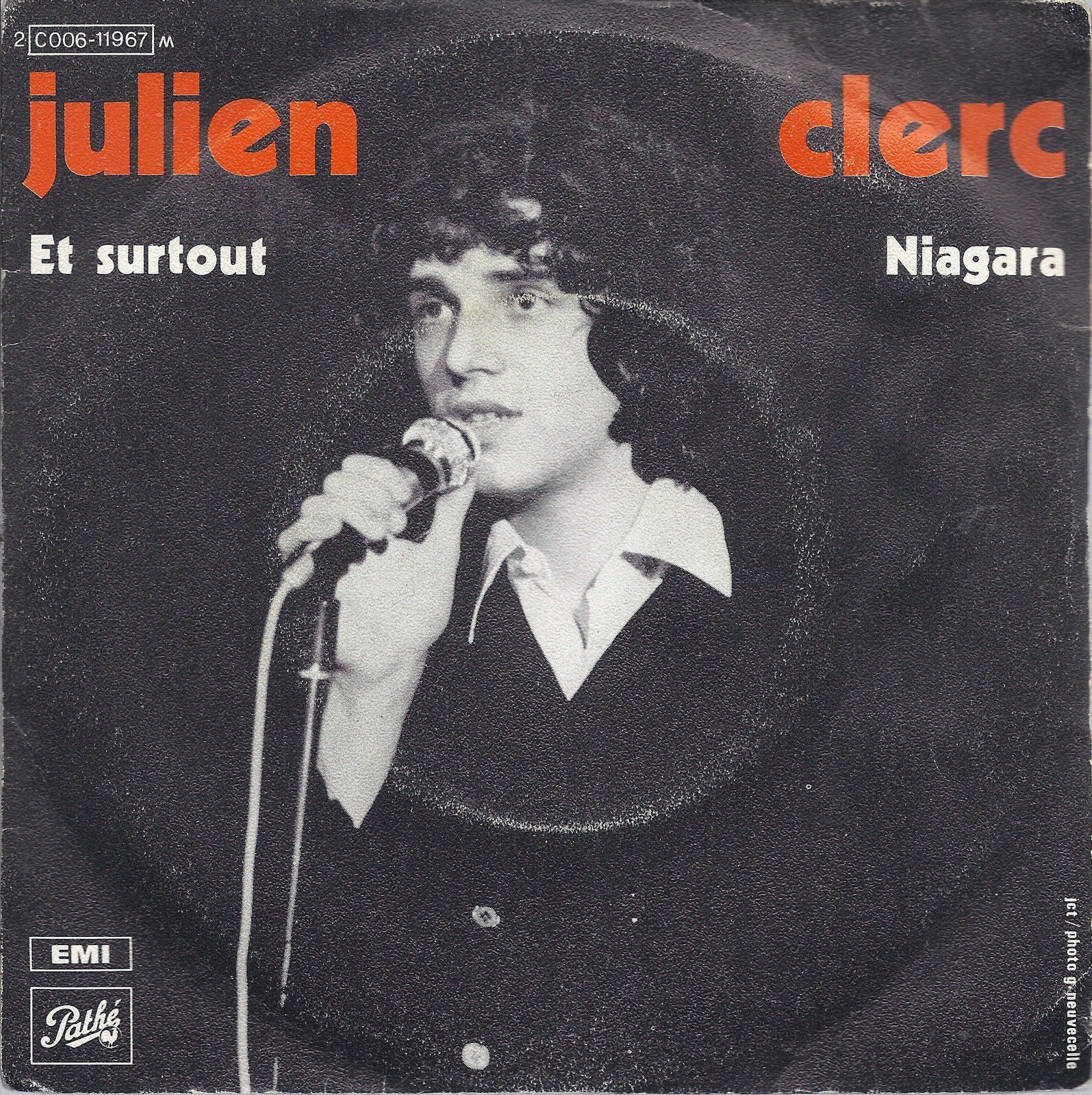 NIAGARA - ET SURTOUT - JULIEN CLERC  -  45 GIRI