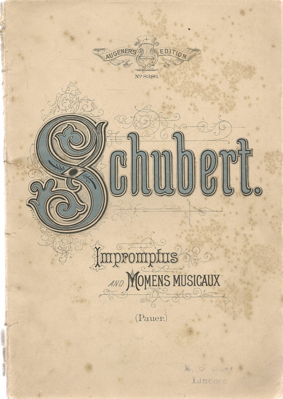 SCHUBERT FOUR IMPROMPTUS OP. 90 - OP. 142 - SPARTITO-SHET MUSIC