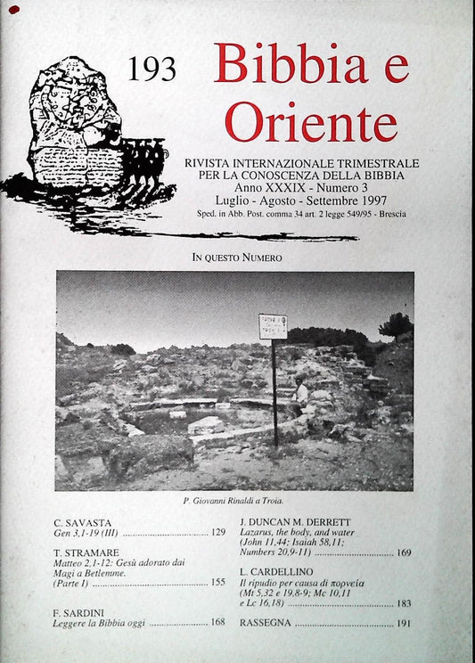 BIBBIA E ORIENTE N. 193