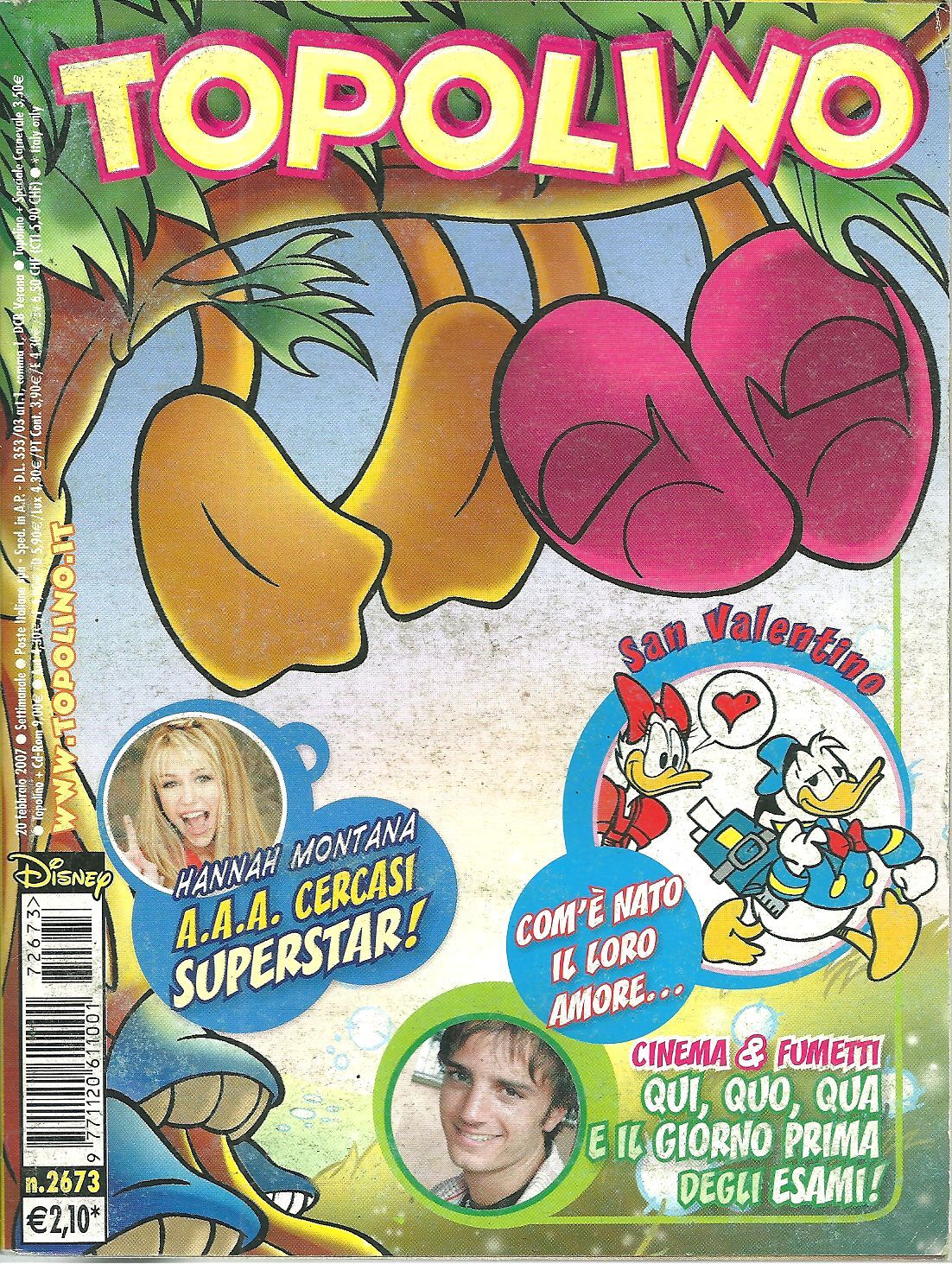 TOPOLINO N. 2673 - 20 FEBBRAIO 2007
