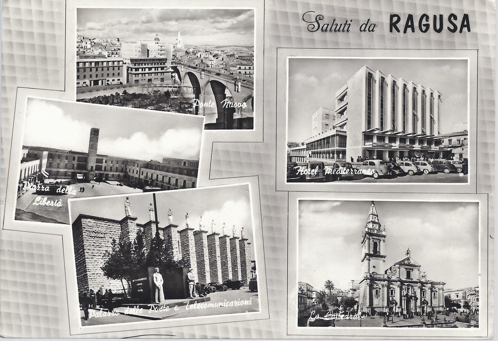 RAGUSA - SALUTI - 5 VEDUTE - V 1964 - FG