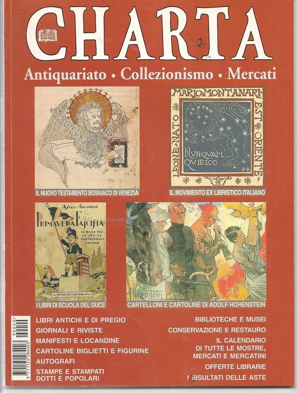 CHARTA - Antiquariato Collezionismo Mercati - n°40 maggio-giugno 1999