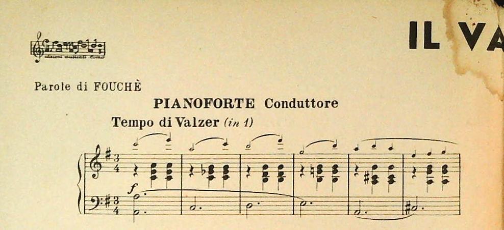 PICCOLO MONDO.Valzer - ILK VALZER DEL BUON CONSIGLIO - SPARTITO-SHEET MUSIC