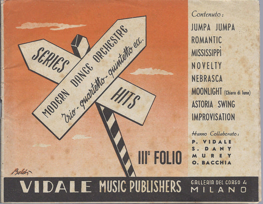 SERIE "HITS MODERN DANCE" III° FOLIO - 8 BRANI # SPARTITO