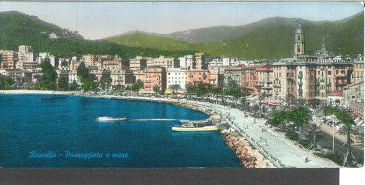 RAPALLO - PANORAMA - V1960 - ACQUARELLO BABYCARD