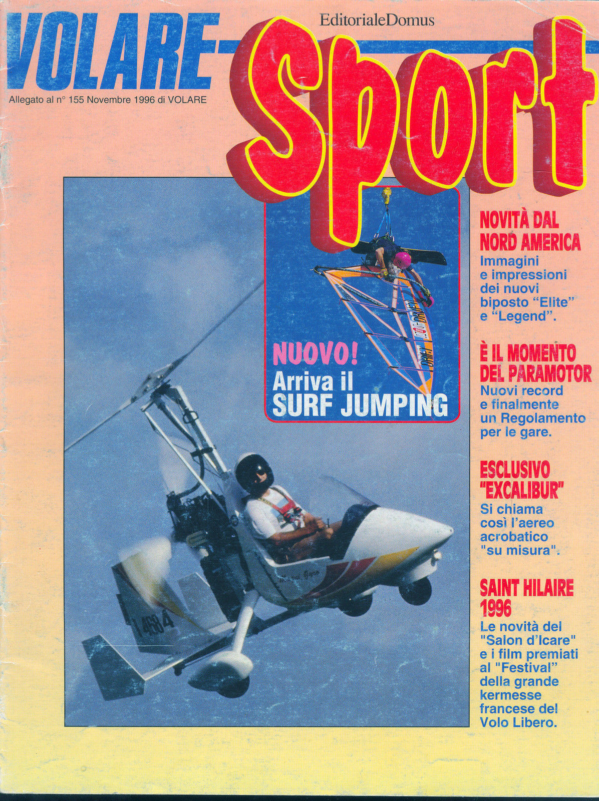 VOLARE SPORT - ALLEGATO A N 155 - NOVEMBRE 1996