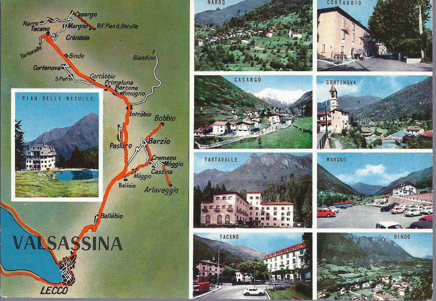 VALSASSINA - 9 VEDUTINE - PIAN DELLE BETULLE TARTAVALLE CASA