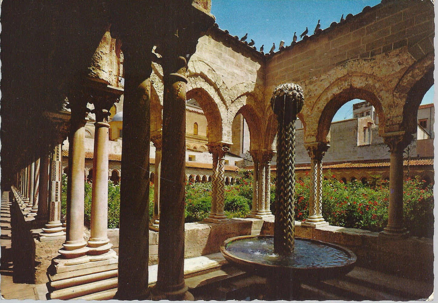 MONREALE - CHIOSTRO DEI BENEDETTINI - FONTANA - NV - FG