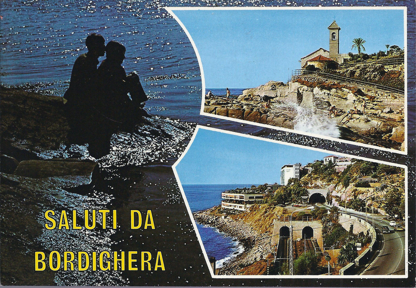 BORDIGHERA - SALUTI - 3 VEDUTE - V 1987 - FG