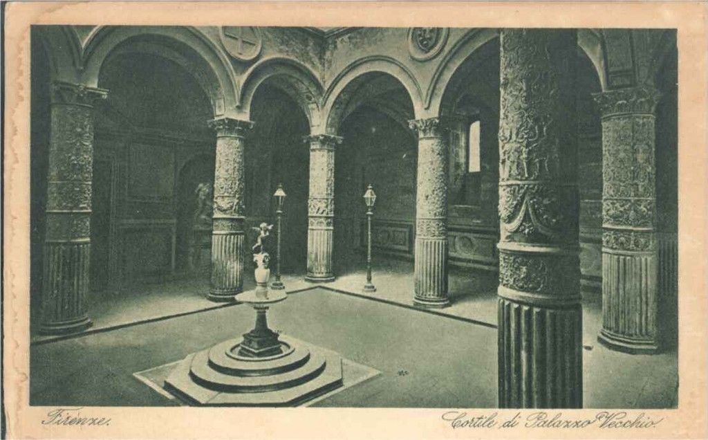 FIRENZE - CORTILE PALAZZO VECCHIO  -1932