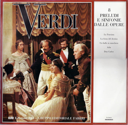 VERDI N. 8 - PRELUDI E SINFONIE DALLE OPERE - EDIZIONI RAI - FABBRI