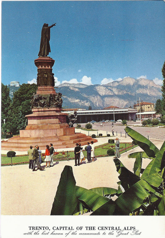 TRENTO - CAPITAL OF THE CENTRAL ALPS - VEDUTA DI PIAZZA DANT