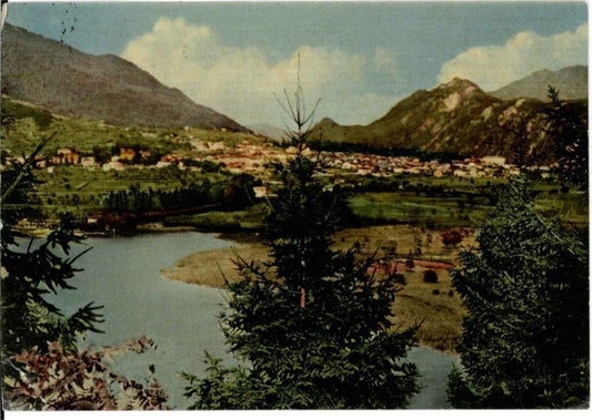 LEVICO TERME - PANORAMA - 1956 - ACQUARELLO