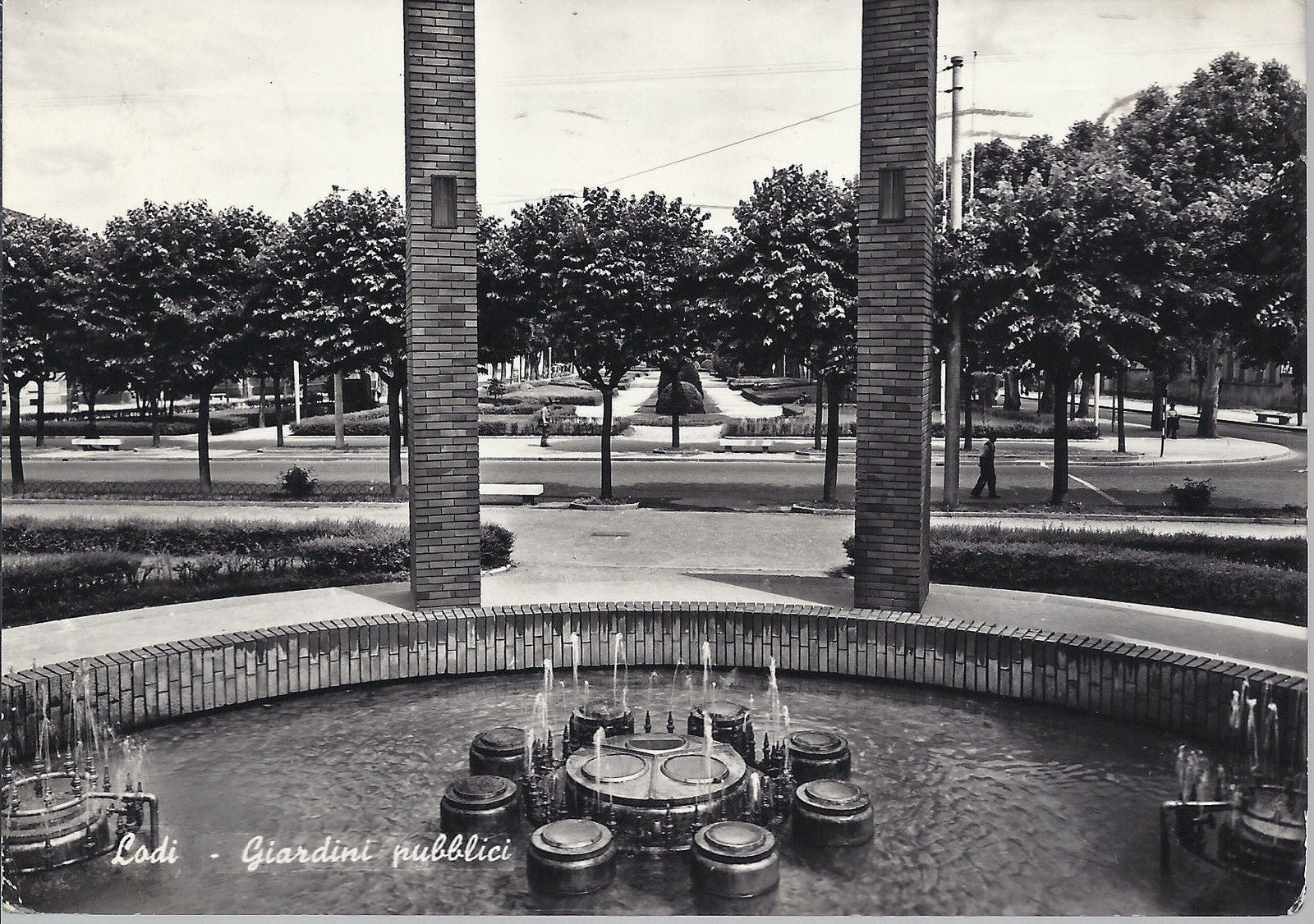 LODI - GIARDINI PUBBLICI - V1957