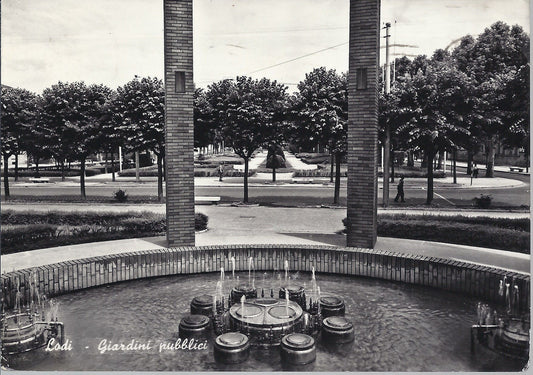 LODI - GIARDINI PUBBLICI - V1957