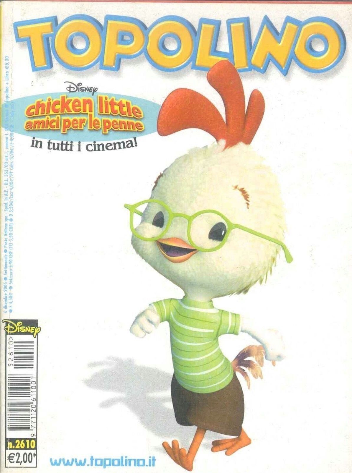 TOPOLINO N° 2610 - 6 DICEMBRE 2005