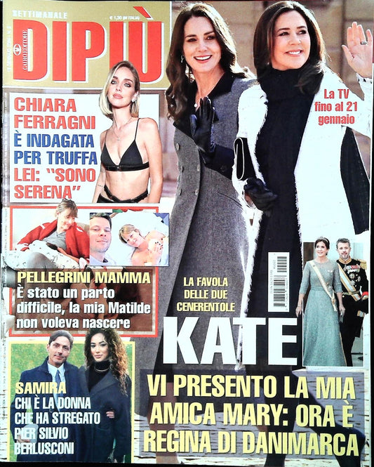 DI PIU' 19 GENNAIO 2024 - CHIARA FERRAGNI-PELLEGRINI-SAMIRA-