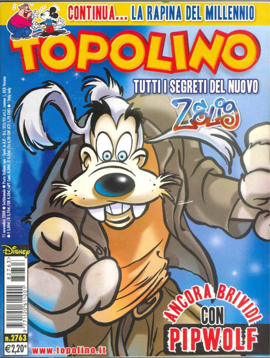 TOPOLINO N. 2763 -11 NOVEMBRE 2008