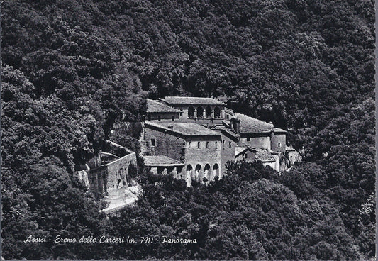 ASSISI - EREMO DELLE CARCERI - PANORAMA - V1960