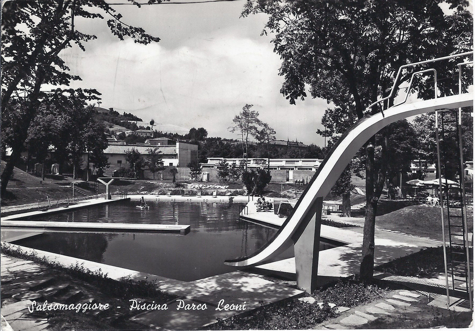 SALSOMAGGIORE - PISCINA PARCO LEONI - V1954