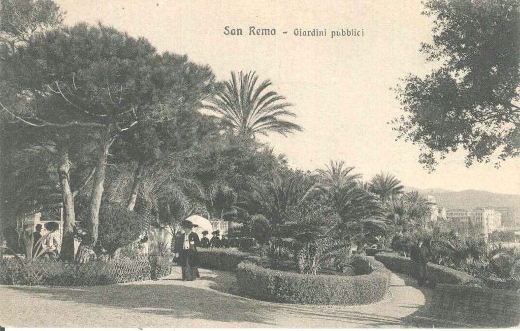 SANREMO - GIARDINI PUBBLICI - V1918