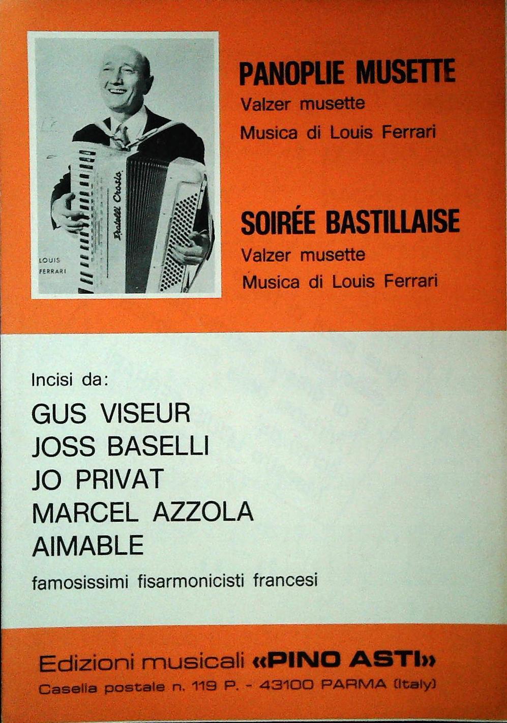 LOUIS FERRARI - DUE BRANI - SPARTITO-SHEET MUSIC