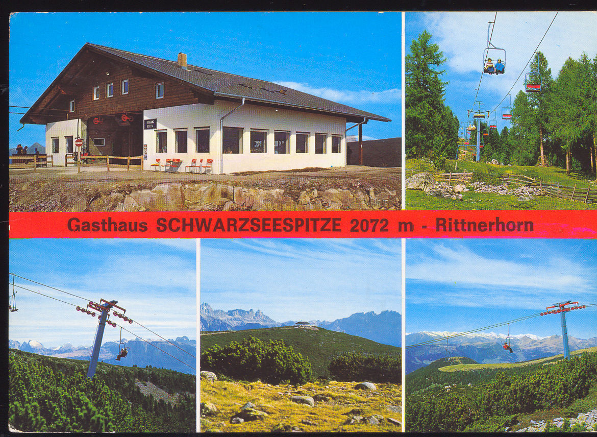RITTEN - GASTHAUS SCHWARZSEESPITZE - 5 VEDUTE - V1983