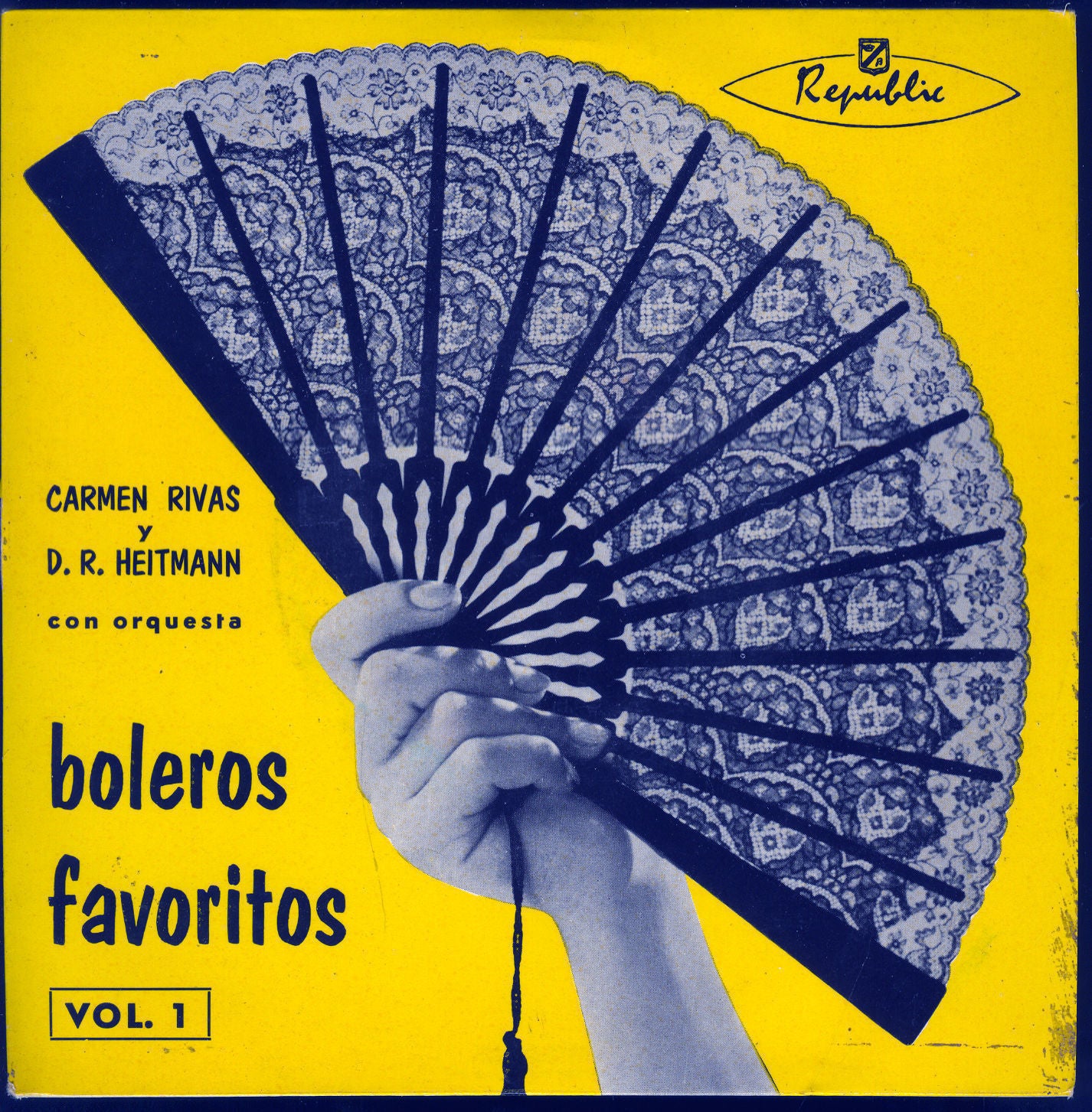 BOLEROS FAVORITOS Vol. 1 # CARMEN RIVAS Y D.R. HEITMANN con orquesta
