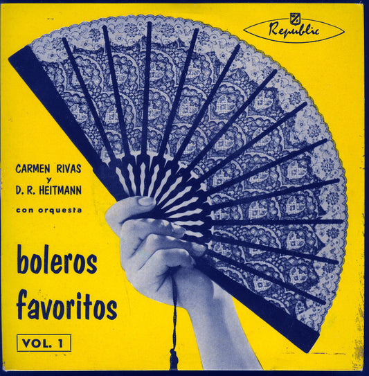 BOLEROS FAVORITOS Vol. 1 # CARMEN RIVAS Y D.R. HEITMANN con orquesta