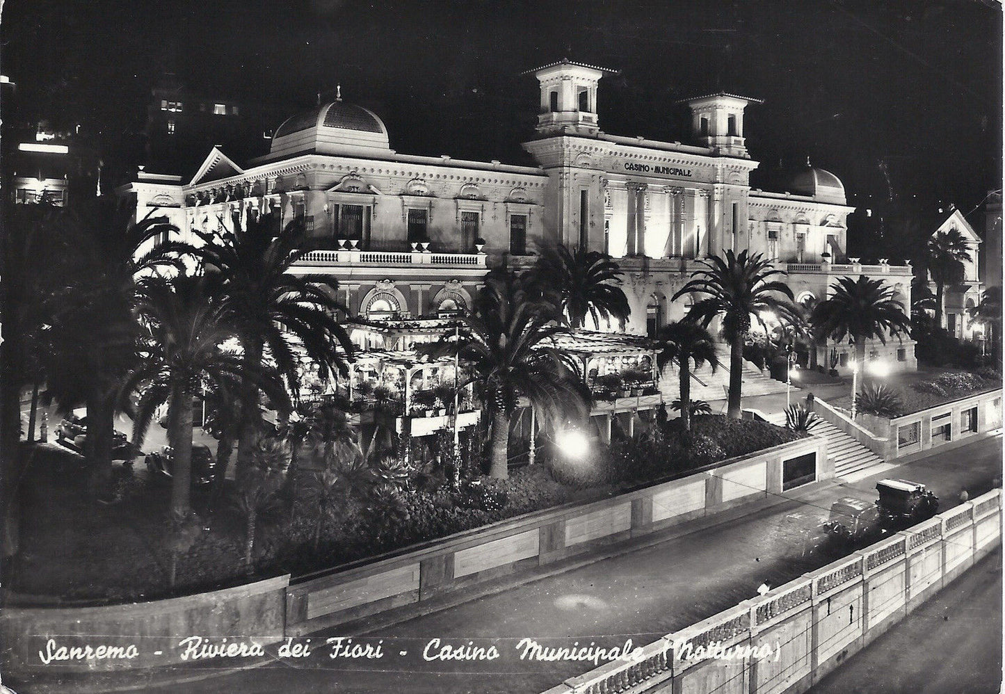SANREMO - CASINO' MUNICIPALE (NOTTURNO) - V1959