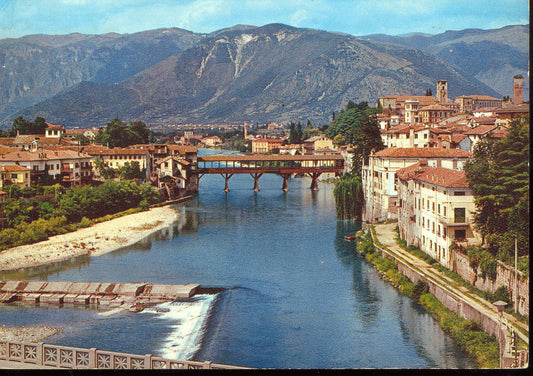 BASSANO DEL GRAPPA - PONTE VECCHIO E CIME STORICHE - V1965