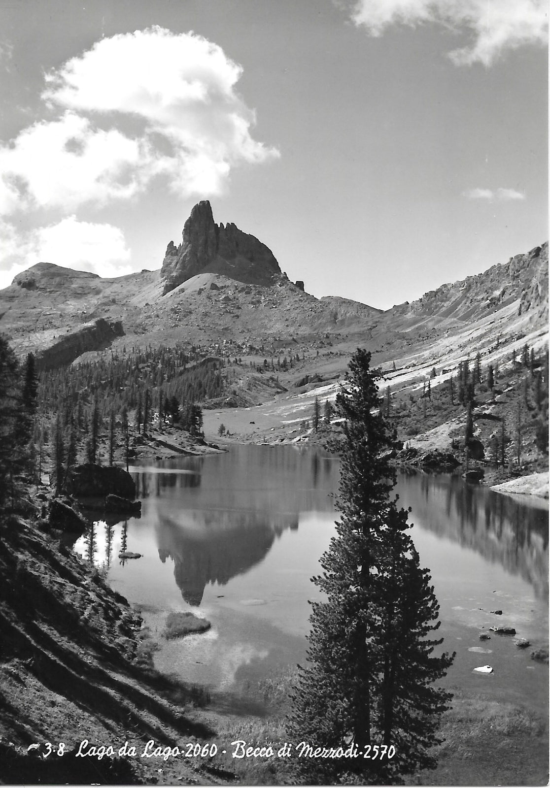 LAGO DA LAGO - BECCO DI MEZZODI' - PANORAMA - NV
