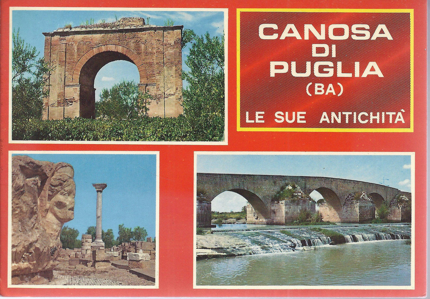 CANOSA DI PUGLIA - LE SUE ANTICHITA' 3 VEDUTE - VSD - FG