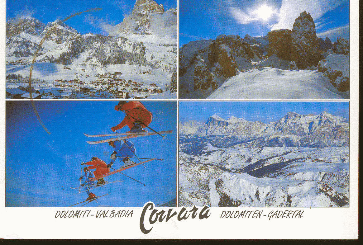 CORVARA IN VAL BADIA - 4 VEDUTE V1997