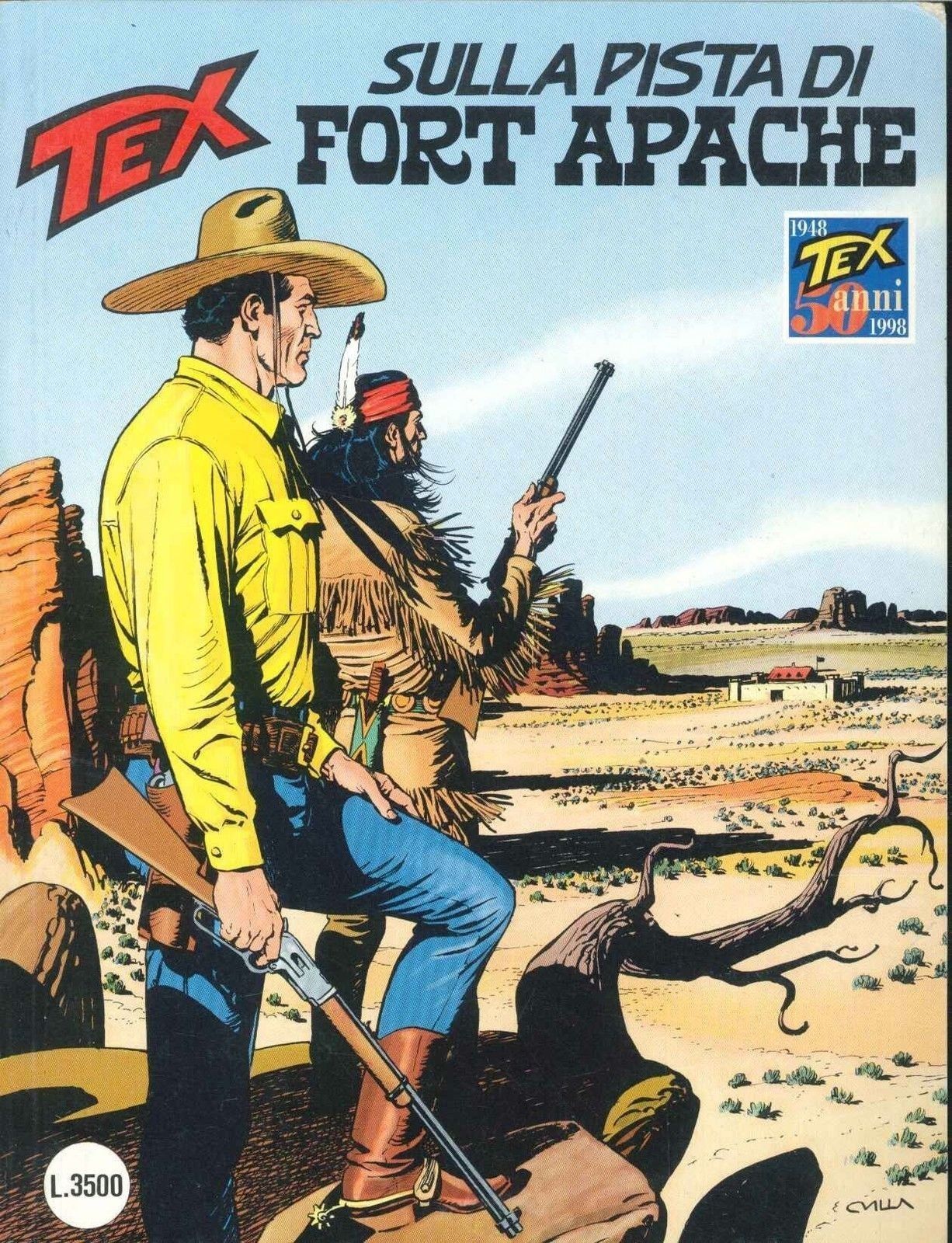 TEX N° 458 - SULLA PISTA DI FORT APACHE