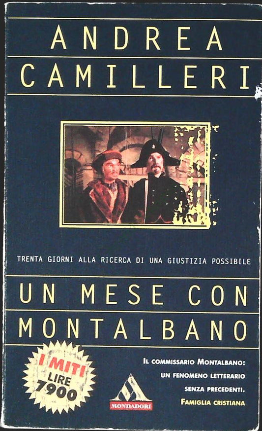 UN MESE CON MANTALBANO - ANDREA CAMILLERI - MONDADORI 1999 - OUTLET DEL LIBRO