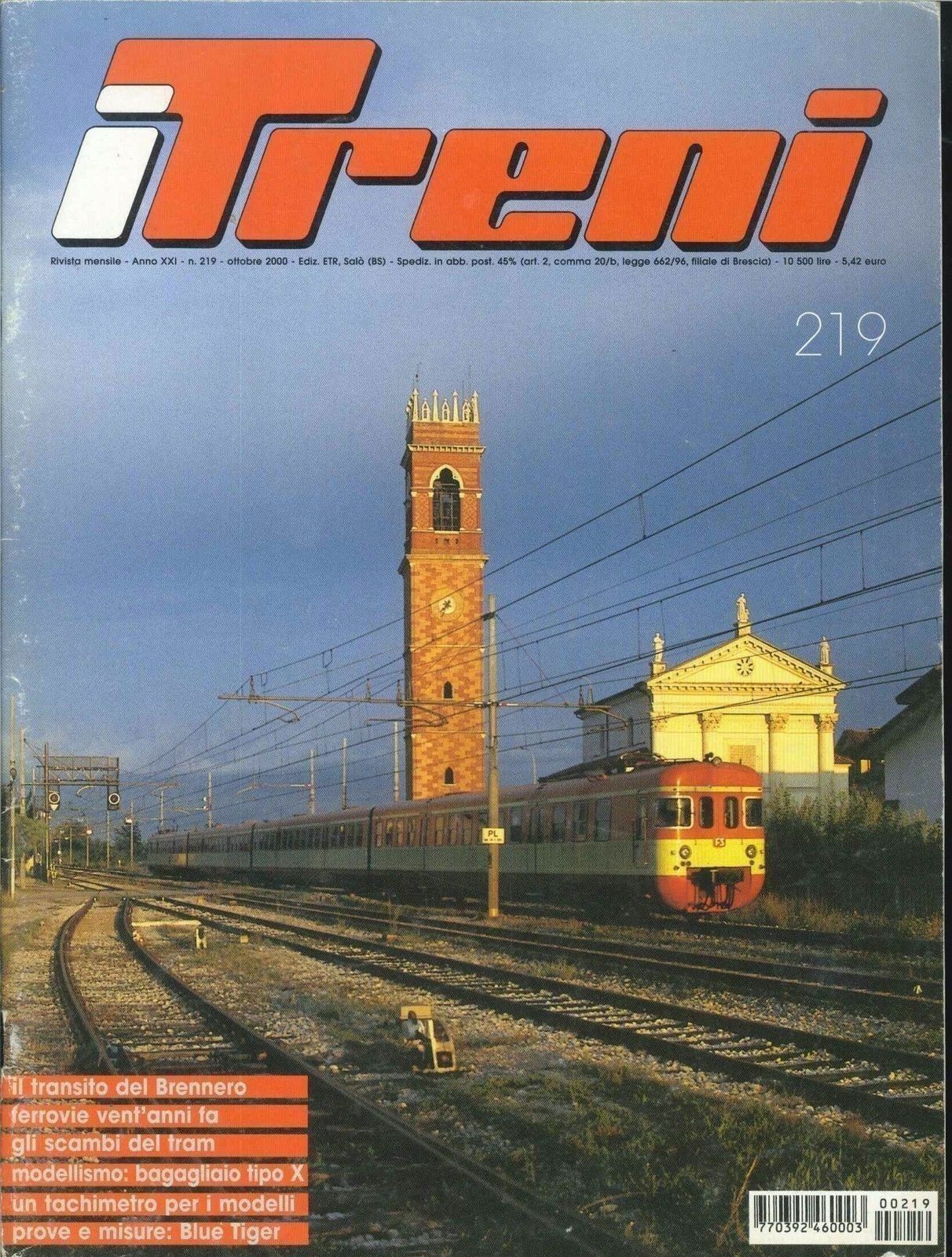I TRENI N. 219 - OTTOBRE 2000