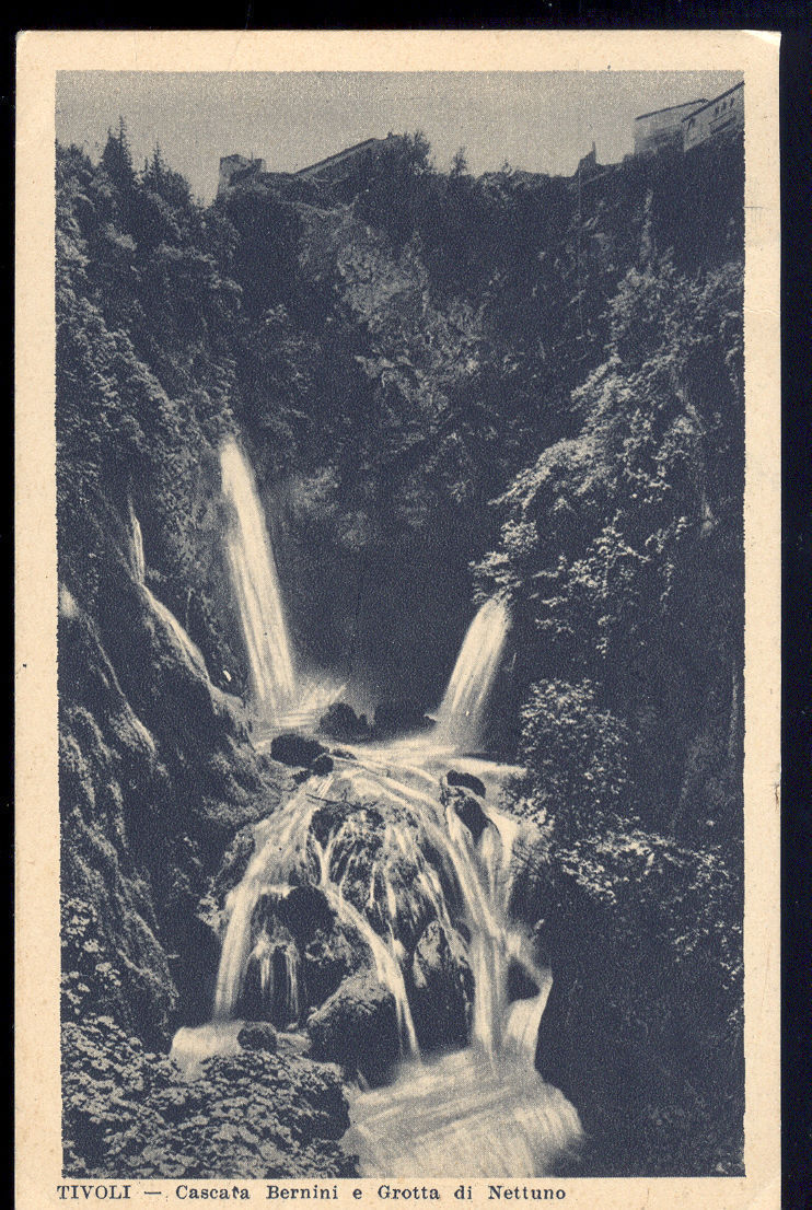 TIVOLI - CASCATA BERNINI E GROTTA DI NETTUNO - V1932