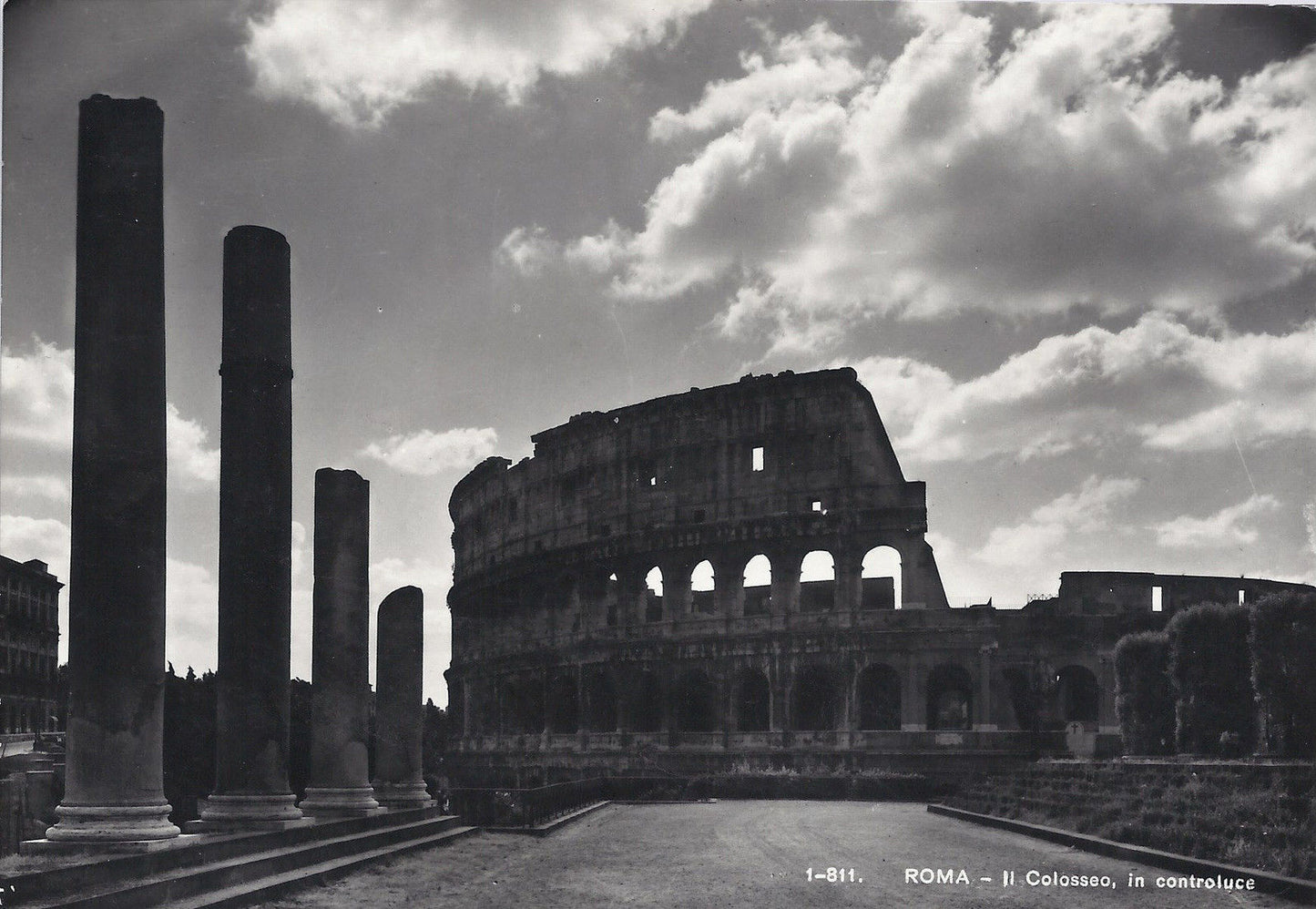 ROMA - IL COLOSSEO IN CONTROLUCE - VIBSD