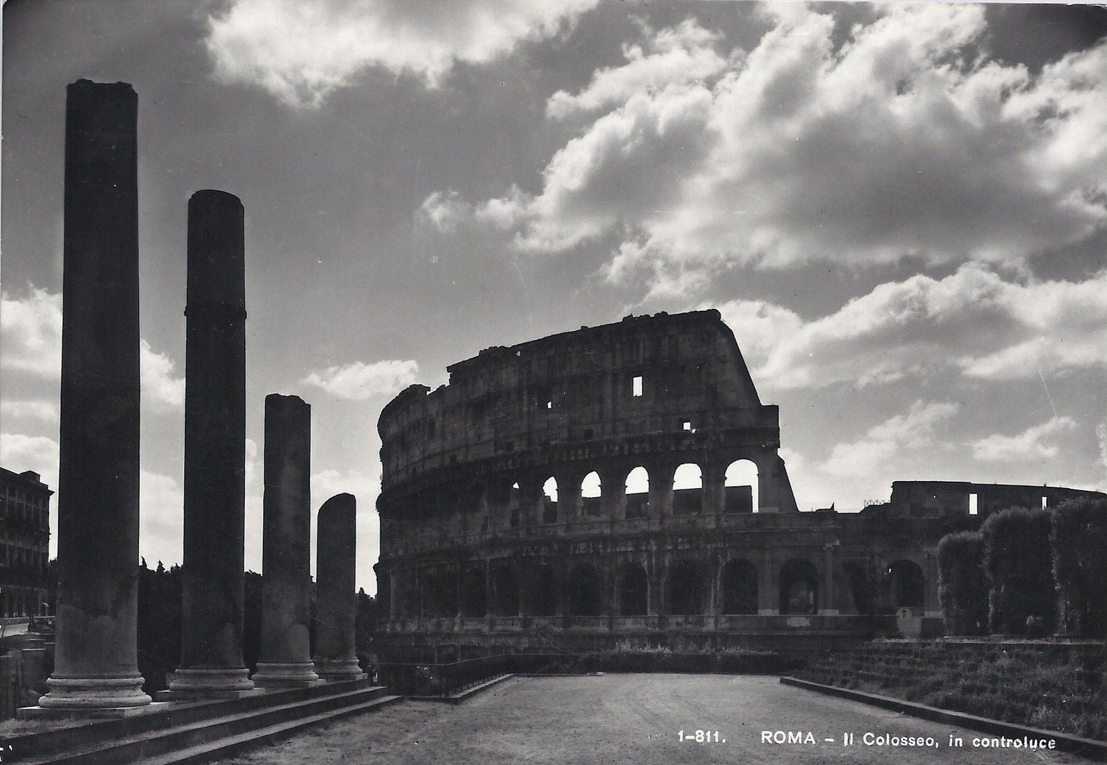 ROMA - IL COLOSSEO IN CONTROLUCE - VIBSD