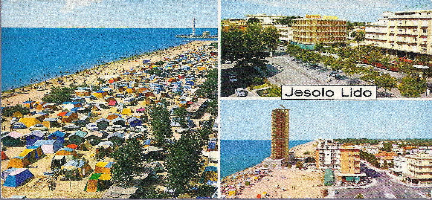JESOLO LIDO - 3 VEDUTE - V 1976 - BABYCARD