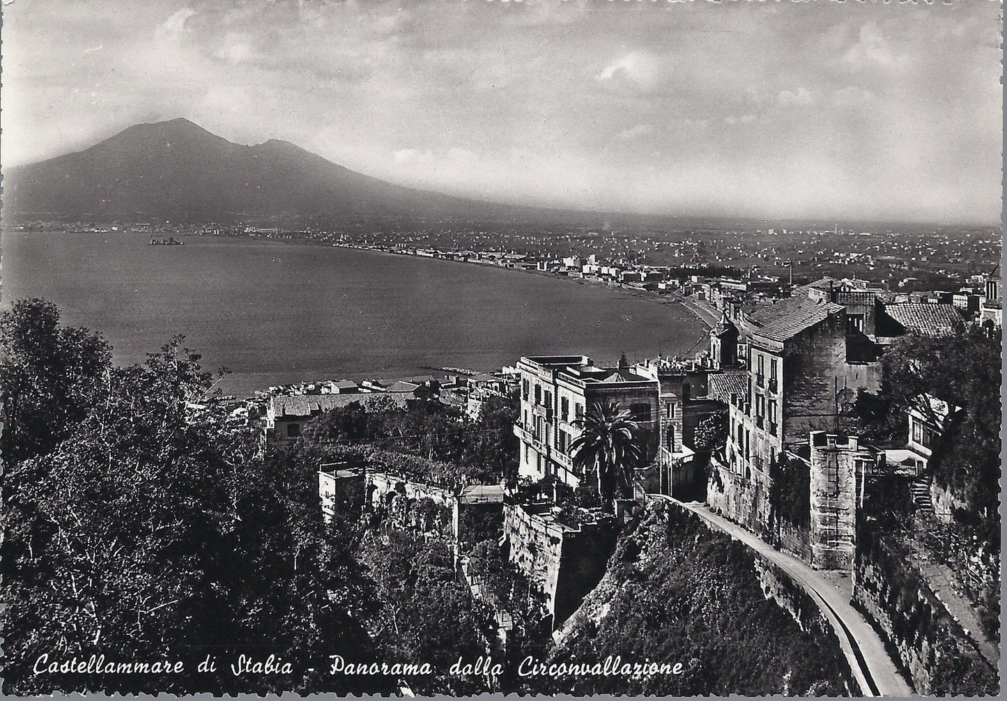 CASTELLAMMARE DI STABIA - PANORAMA DALLA CIRCONVALLAZIONE - 