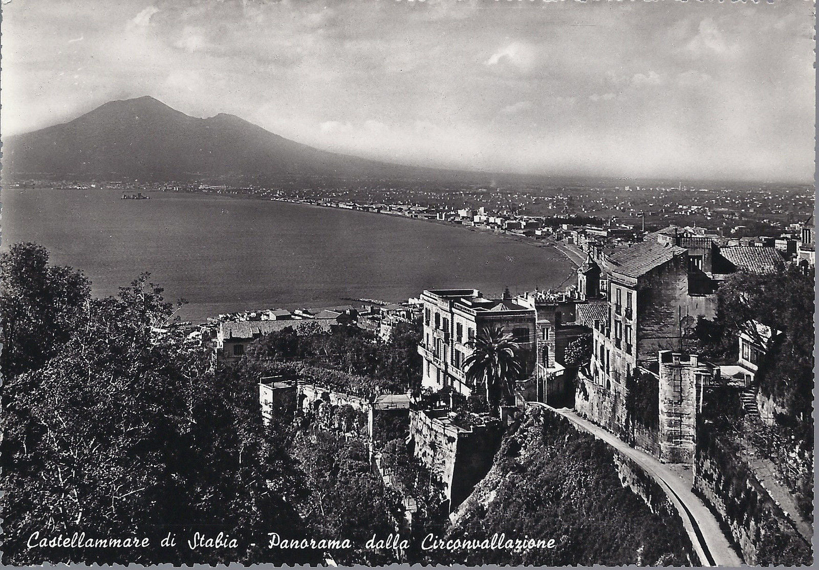 CASTELLAMMARE DI STABIA - PANORAMA DALLA CIRCONVALLAZIONE - 