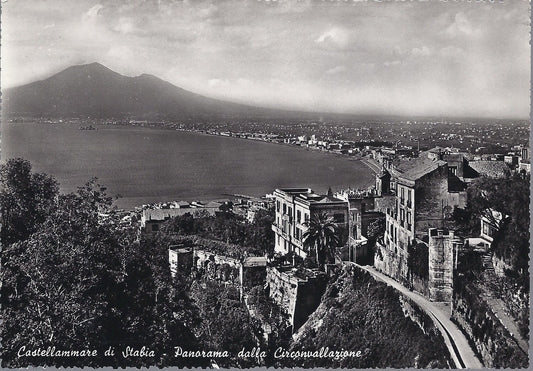 CASTELLAMMARE DI STABIA - PANORAMA DALLA CIRCONVALLAZIONE - 