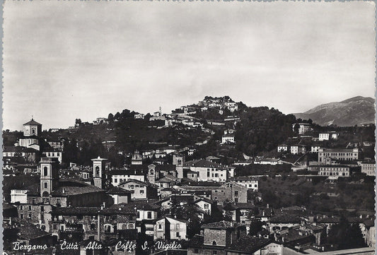 BERGAMO - CITTA' ALTA- COLLE S. VIGILIO - V 1954