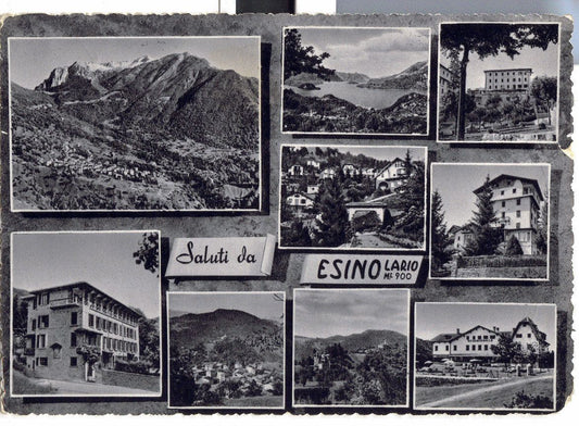 ESINO LARIO - NOVE VEDUTE V1958